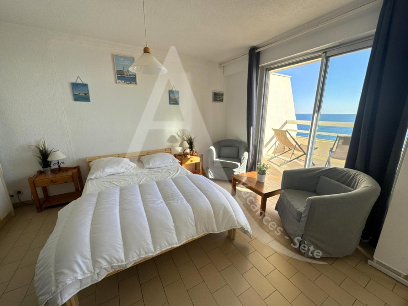 40 M², 1Ere Ligne Mer, Dernier Etage Avec Ascenseur 塞特港 外观 照片