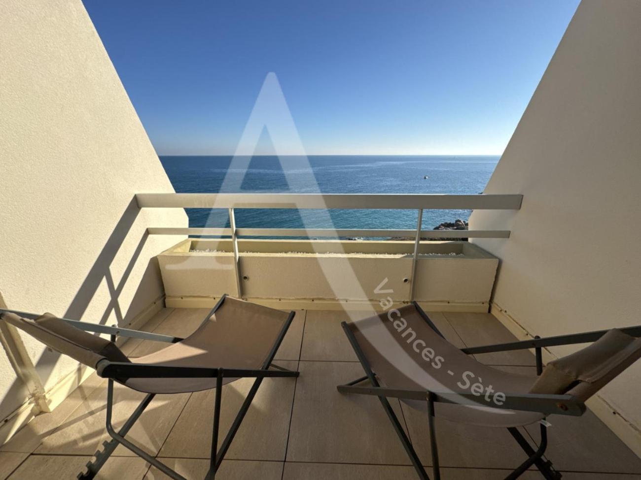 40 M², 1Ere Ligne Mer, Dernier Etage Avec Ascenseur 塞特港 外观 照片