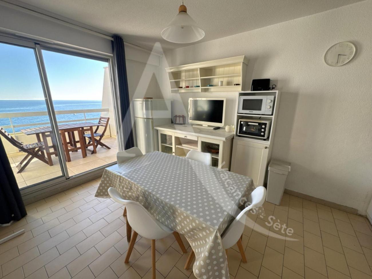 40 M², 1Ere Ligne Mer, Dernier Etage Avec Ascenseur 塞特港 外观 照片